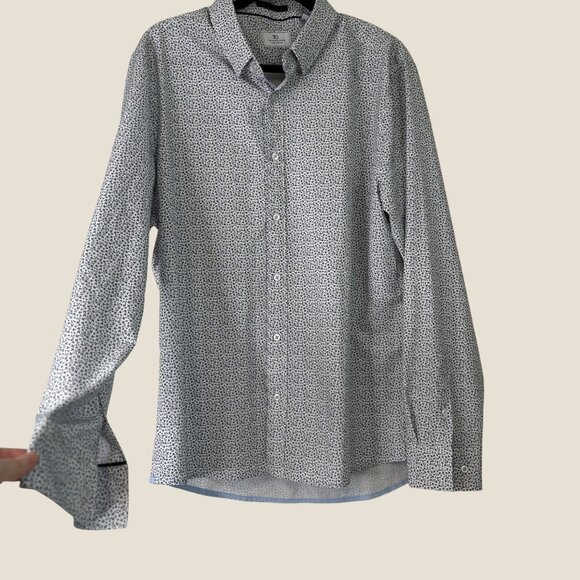 7 Diamonds Madrid 4-Way Stretch Performance Wrinkle Resistant Golf Shirt Size XL - Picture 4 of 11